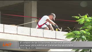 El colapso de las licitaciones: la patronal advierte que hacer obra p&uacute;blica en Canarias es inviable