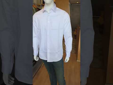 Camisa Hangar 33 Branca Slim Flight Shirt #riodejaneiro #novafriburgo #cantagalo #macuco #cordeiro