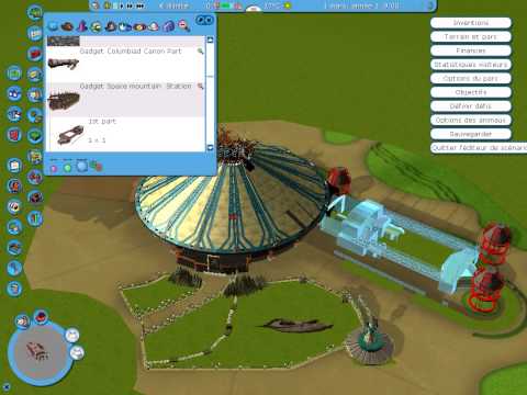 comment construire space mountain sur rct3