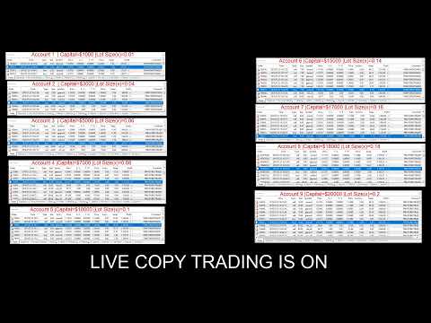 25.7.19 Forextrade1 - Copy Trading 2nd Live Streaming Profit Rise From $956k to $2950k Video