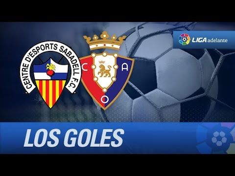 Todos los goles de CE Sabadell (2-2) Osasuna