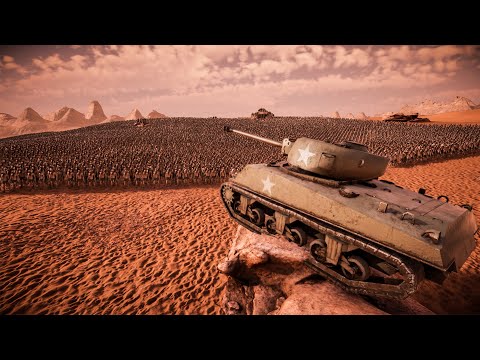 6000 WW2 TANKS vs 300000 CATAPULTS | Ultimate Epic Battle Simulator 2 | UEBS 2