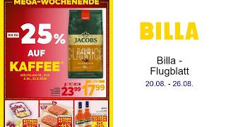 Billa - Flugblatt 20.08. - 26.08.