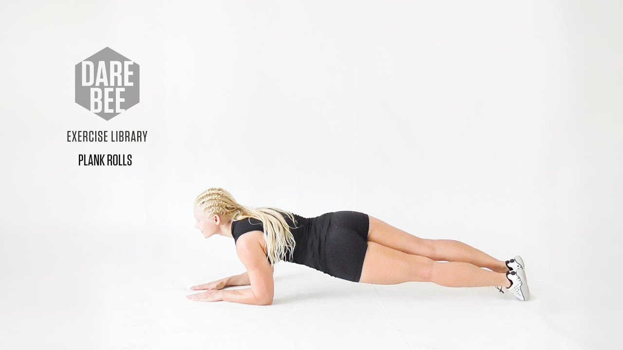 Plank Rolls For Strong Abs and Core - DAREBEE Exercise Library