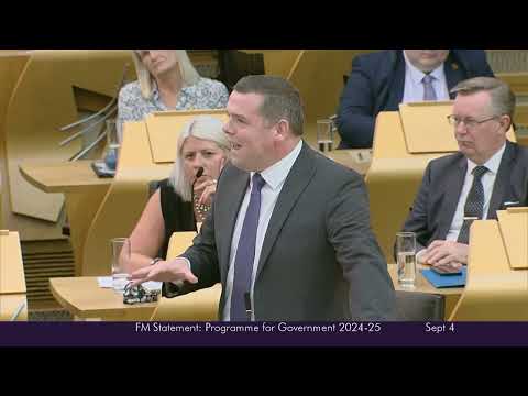 Scottish Government Debate: Programme for Government 2024-25 - 4 September 2024