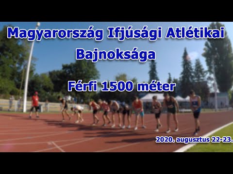 Férfi 1500 méter - Ifjúsági Országos Bajnokság 2020 | 2. Futam