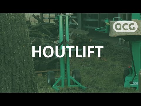 Houtlift voor blokken hout | ACG Houtklovers #houtlift #heftafel #houtblok #hebehilfe #ergonomisch