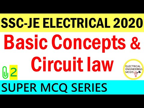 Basic Concepts and Circuit Laws |  SSC JE Class 2 | हिंदी 🔴 Video
