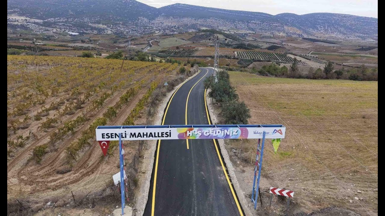BÜYÜKŞEHİR BELEDİYESİ, ESENLİ HEBİLLİ BAĞLANTI YOLUNDA ÇALIŞMALARINI TAMAMLADI