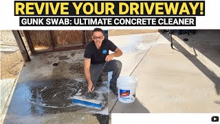 How to Restore Your Garage Floor Using GUNK SWAB Concrete Cleaner
