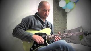 Video thumbnail for Marcel playing his Valley Arts Larry Carlton Standard Pro by Qguitars Brandin Guitars