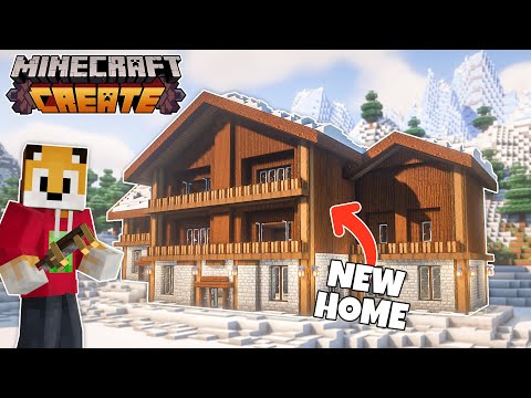 EPIC Minecraft Create Mod: Insanely MASSIVE HOTEL!