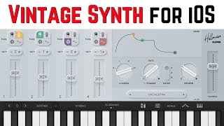 Video thumbnail for Vintage Combo Synth for iOS - "Hillman" by Klevgrand by Pete Johns - Studio Live Today