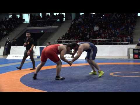 120 kq sərbəst, Bürünc medal / Zaur Əliyev (Bərdə) - İqbal Hacızadə (Neftçi İK)