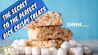 The Secret to The Best Rice Crispy Treats Every Time | The Perfect Rice Crispy Treats