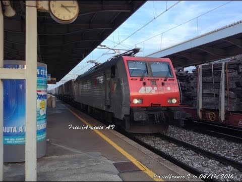 Linea Milano-Venezia e Treviso-Vicenza: treni merci PRIVATI. Stazioni di Vicenza e Castelfranco V.to
