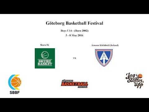 Skuru Basket (P02 Lag 2) mot Ármann Körfubolti (Iceland) - 2016-05-12