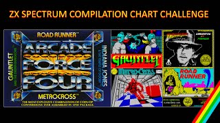 Arcade Force Four (US Gold 1988) ZX Spectrum Review – Compilation Chart Challenge Episode 2