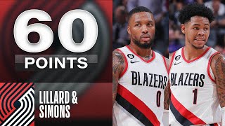 Damian Lillard - Anfernee Simons - Portland Trail Blazers