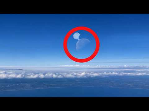December 22 2025 Moon crash view from Airplane