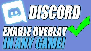How To Enable Overlay In Discord | See who is Talking In Any Game