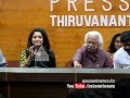 Adoor Gopalakrishnan With Crew Members During The Promotion Of His Latest Film Pinneyum