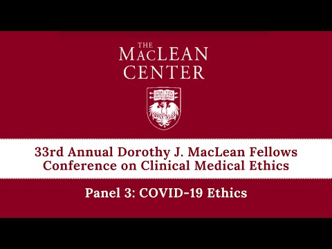 Panel 3: COVID-19 Ethics