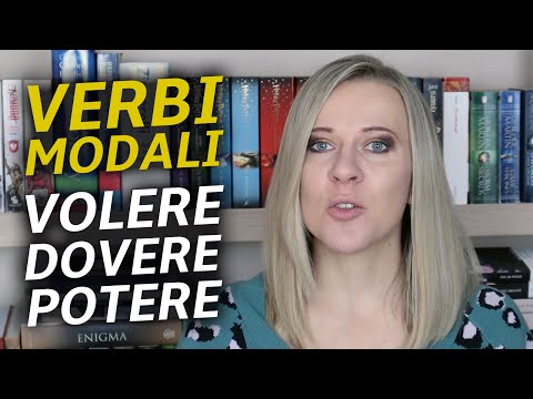 Verbi modali. Czasowniki modalne volere, dovere, potere. Włoski. #25