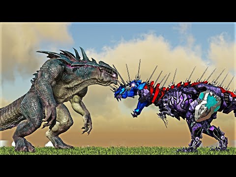 TEK EDGELORD SWORDSHIELD BOSS VS SOUL OF THE KING MINITITAN BOSS & MORE(ARK SURVIVAL EVOLVED BATTLE)