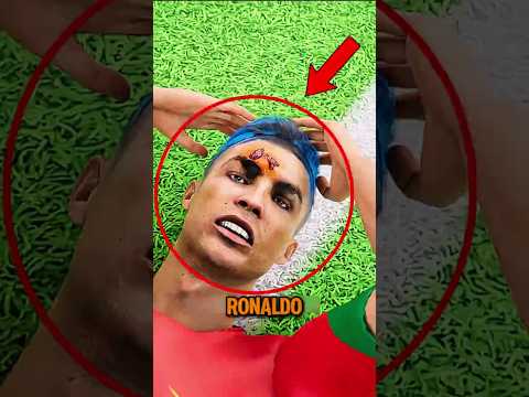 Cristiano Ronaldo Was HIT in the Head Mid-Game 😨⚽