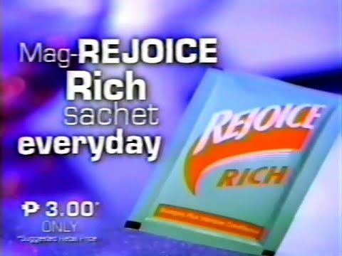 Rejoice Rich Sachet (Ver. B) 15s - Philippines, 1998