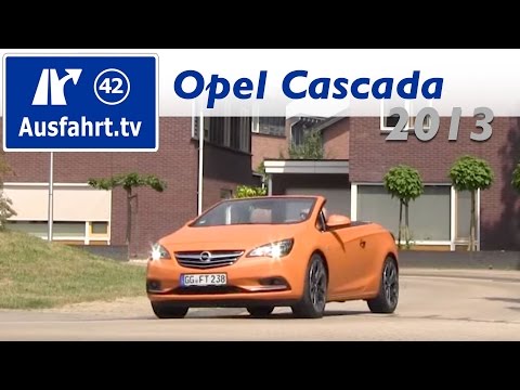 Fahrbericht zur Probefahrt 2013 Opel Cascada 2.0 CDTI Edition / Test / Review