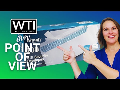 Aimoh #10 Security Tinted Envelopes - WTI product video review