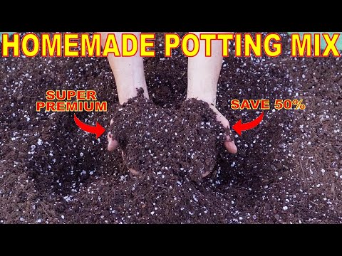 Make Your Own PREMIUM Potting Soil For Half The Cost Of Potting Mix At Big Box Stores!