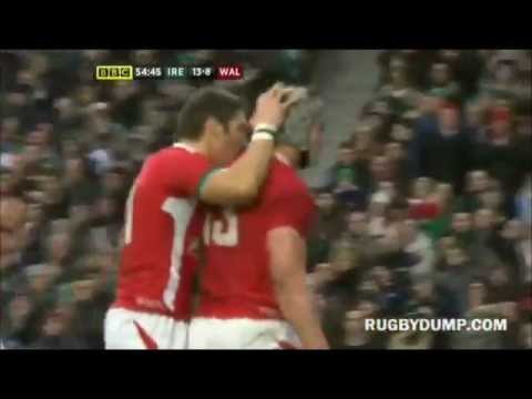 Jonathan Davies Try vs Ireland
