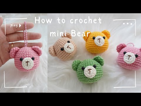 ♡ Crochet Mini Bear Tutorial | Fast & Easy | Amigurumi Bear  ♡ #crochet #amigurumi #bear