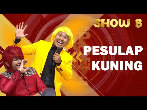 Gerall Jadi Pesulap Kuning, Juri Sampai Bingung dan Gak Berhenti Ketawa! | SHOW 8 SUCI X