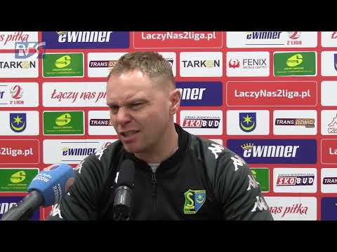KONFERENCJA PRASOWA PO MECZU SIARKA TARNOBRZEG - HUTNIK KRAKÓW 1:1 (0:1)