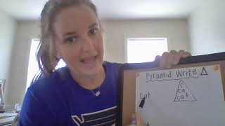 How to Pyramid Write Spelling Words