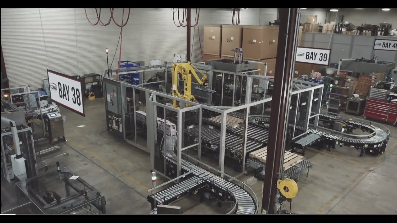 Pick and Place Case Packing & Robotic Palletizing Dual Lines