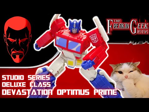 JOYSTICK FUN | Studio Series Deluxe OPTIMUS PRIME (Devastation): EmGo's Transformers Reviews N Stuff