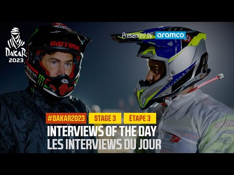 Interview of the day presented by Aramco - Stage 3  - #Dakar2023