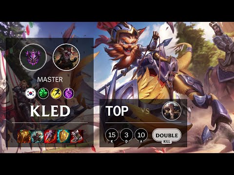Kled Top vs Sett - KR Master Patch 11.14