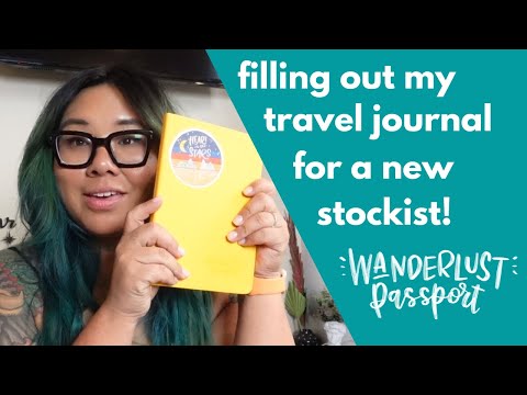 Wanderlust Travel Journal Setup | How to Make a Travel Journal Notebook | bobo Design Studio