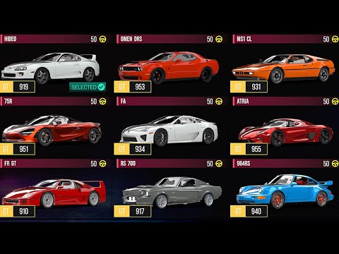 My All Max Level Car Collection | Drive Zone Online |