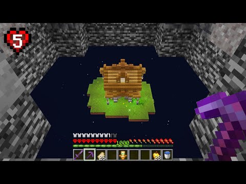 Jak ZBUDOWAŁEM Bazę w Voidzie w Minecraft Hardcore