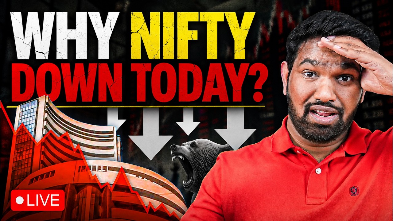🔴Why Nifty Down Today? | Nifty & Sensex Prediction Tomorrow | 19 Oct | Investographer
