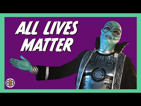 Alien Destroys Liberal Mob With Message Of Peace And Unity