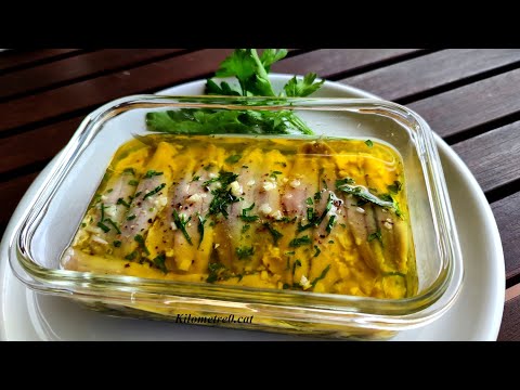 Boquerones en vinagre, preparadps en casa, fácil y rápido. / Recetas de cocina