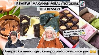 Download lagu TASYI REVIEW MAKANAN VIRAL TIKTOKERS EDISI DESSERT‼️DOMPETKU MENANGIS.. KENAPA PADA OVERPRICE YAA... mp3